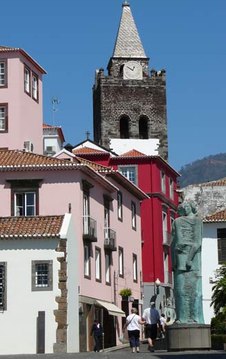 near the marina in Funchal